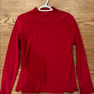 Northern Reflections Vibrant Red Long Sleeve Top